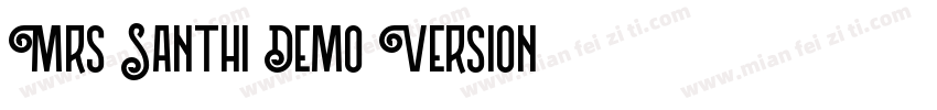 Mrs Santhi Demo Version字体转换